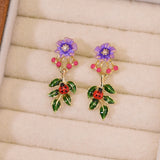 Morning Joy Violet Studs