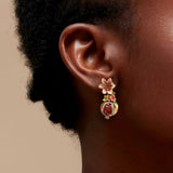 Pomegranate Blossom Studs