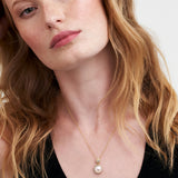 Lunar Pearl Halo Pendant