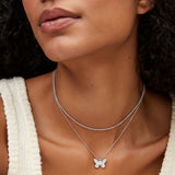 Butterfly Whisper Layered Necklaces