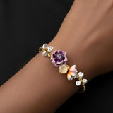 Floral Fantasy Cuff Bracelet