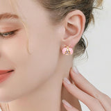 Joyful Daisy and Ladybug Enamel Studs
