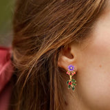 Morning Joy Violet Studs