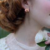 Joyful Daisy and Ladybug Enamel Studs