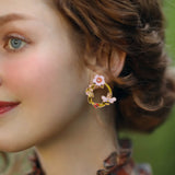 Garden Blossom Butterfly Studs