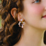 Gentle Spring Blossom Pearl Studs