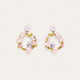 Gentle Spring Blossom Pearl Studs
