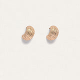 Wheat Whisper Crescent Studs