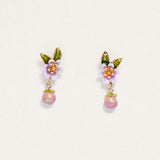 Lavender Blossom Dewdrop Studs