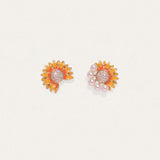 Dawn's Embrace Pearl Enamel Studs