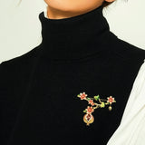 Pomegranate Blossom Brooch