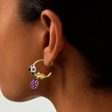Enchanting Floral And Grape Drops