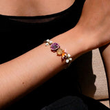 Floral Fantasy Cuff Bracelet