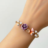 Floral Fantasy Cuff Bracelet