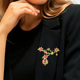 Pomegranate Blossom Brooch