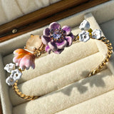 Floral Fantasy Cuff Bracelet