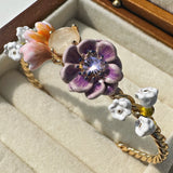 Floral Fantasy Cuff Bracelet