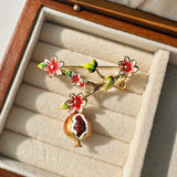 Pomegranate Blossom Brooch