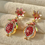 Pomegranate Blossom Studs