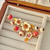 Elegant Floral Bouquet Brooch
