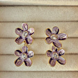 Purple Chrysanthemum Studs